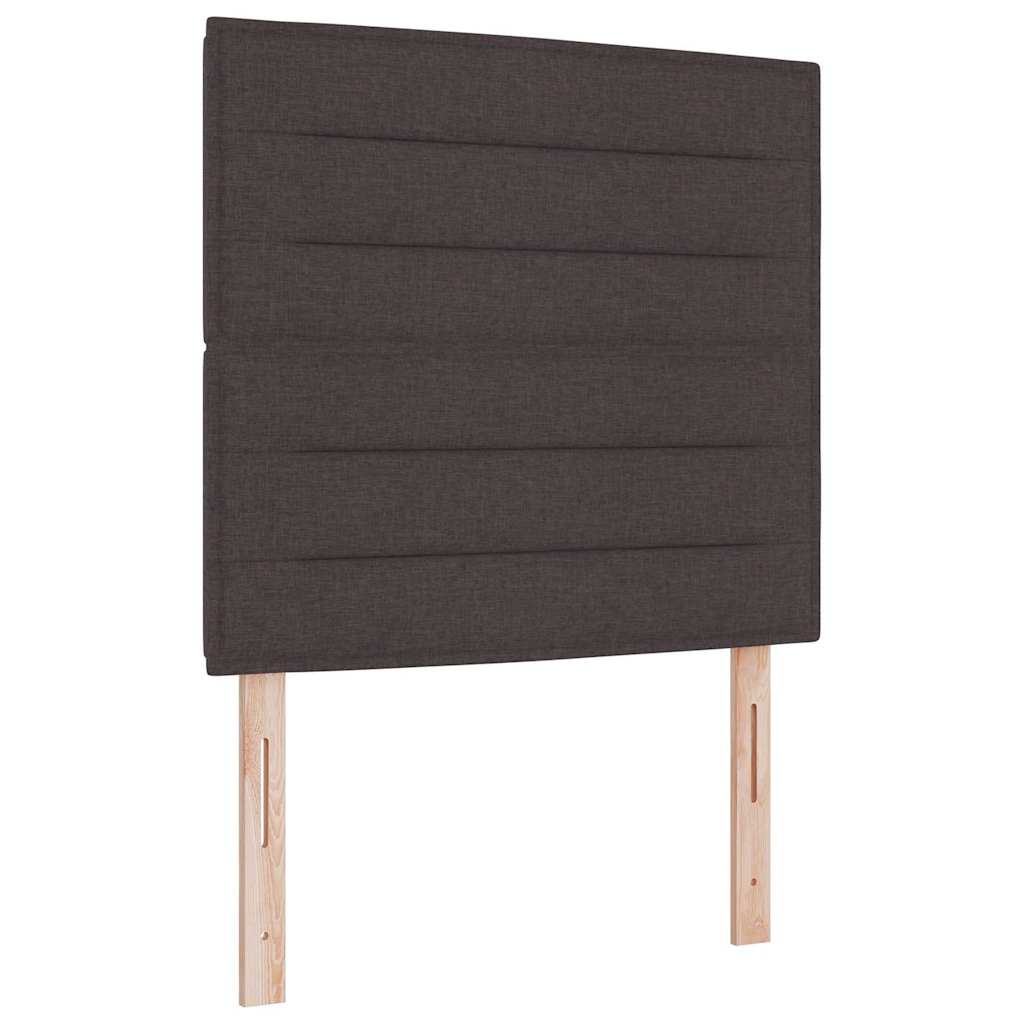 Headboard Other with Headboard Dark brown 80 cm Fabric